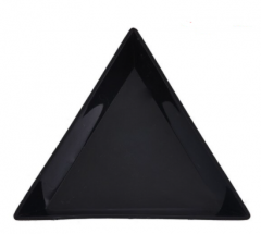 Waagschalen aus Kunststoff, schwarz - 5er Set