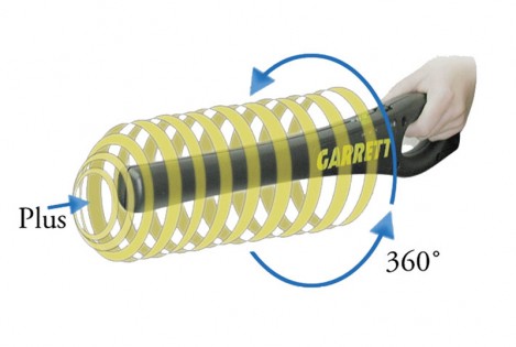 Garrett SuperWand mit 9 Volt Batterie