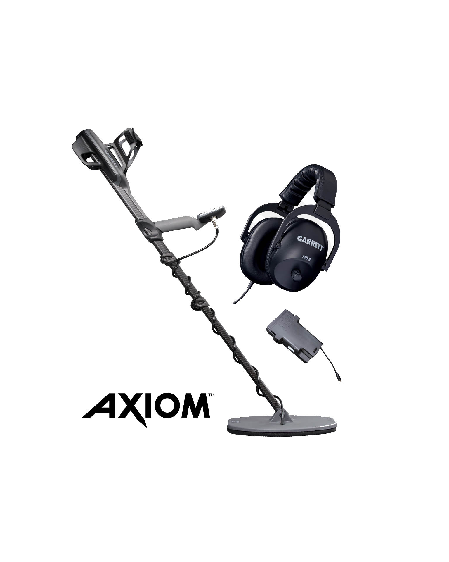 Garrett AXIOM 13" x 11" Mono-Spule & 11" x 7" DD-Spule und MS-2 Kopfhörer