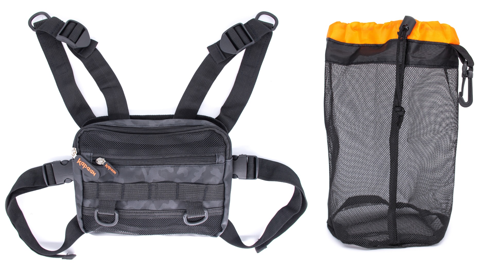 Kapaan Land- und Unterwasser-Fundtasche / Harnisch