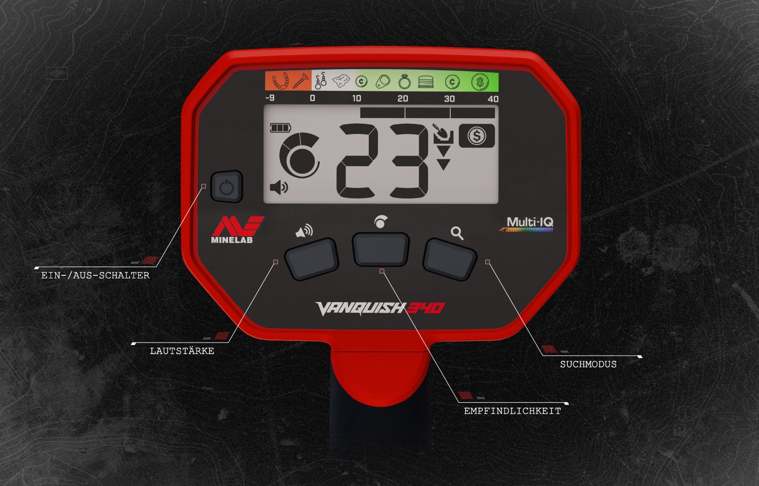 Minelab Vanquish 340 Metalldetektor