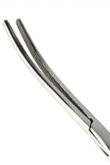 Edelstahl-Klemme, gebogen - Länge 20 cm - zum Bergen von Gold aus Felsspalten