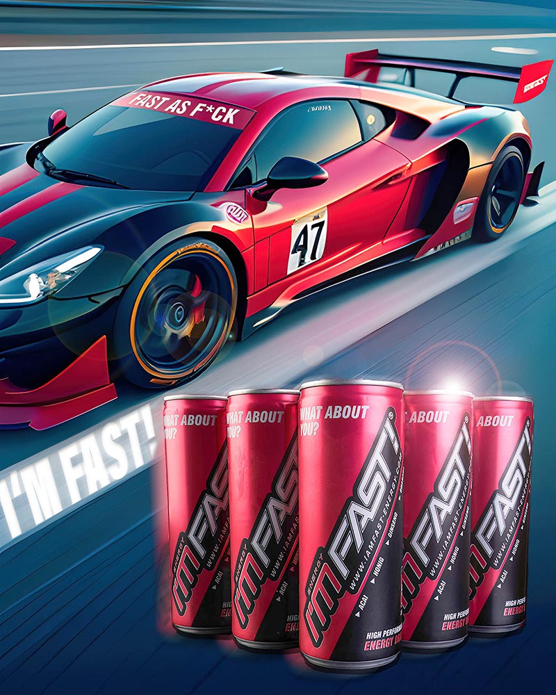 I’M FAST! ENERGY DRINK 250ML DOSE