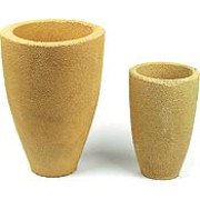 Ton-Schmelztiegel, Höhe 100 mm, Ø 100 mm